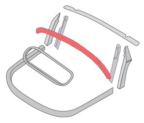 Arco capota trasero 72-80