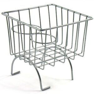 Cesta portaobjetos cromada